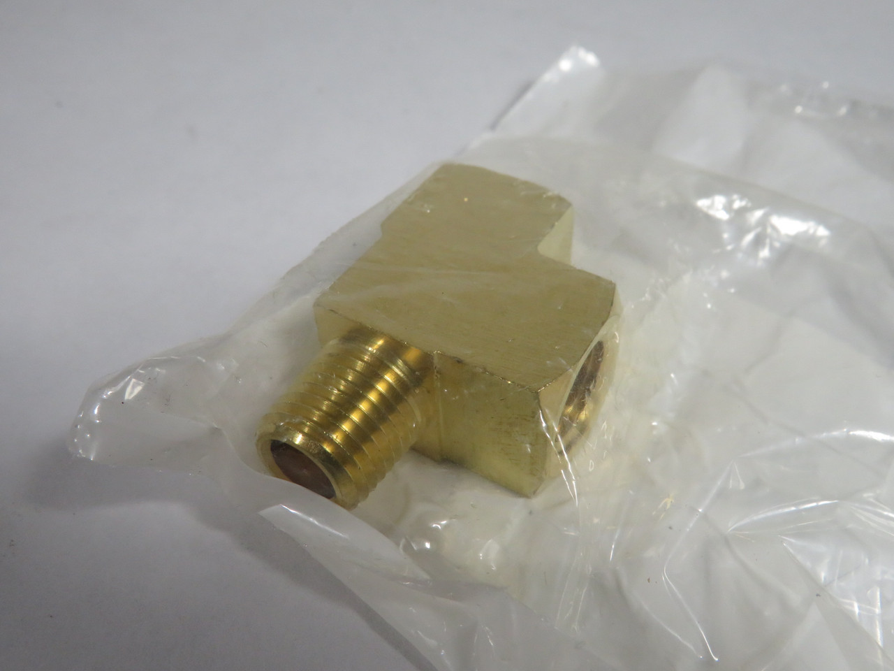 Generic Brass Street Tee Fitting 1/4" NPT Lot of 2 NOP