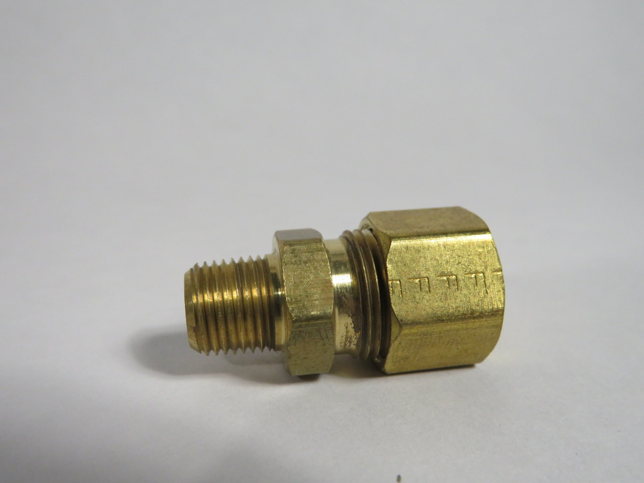 Fairview 68-6A Brass Compression Fitting 1/8" Male NPT 3/8" Tube Lot of 4 USED