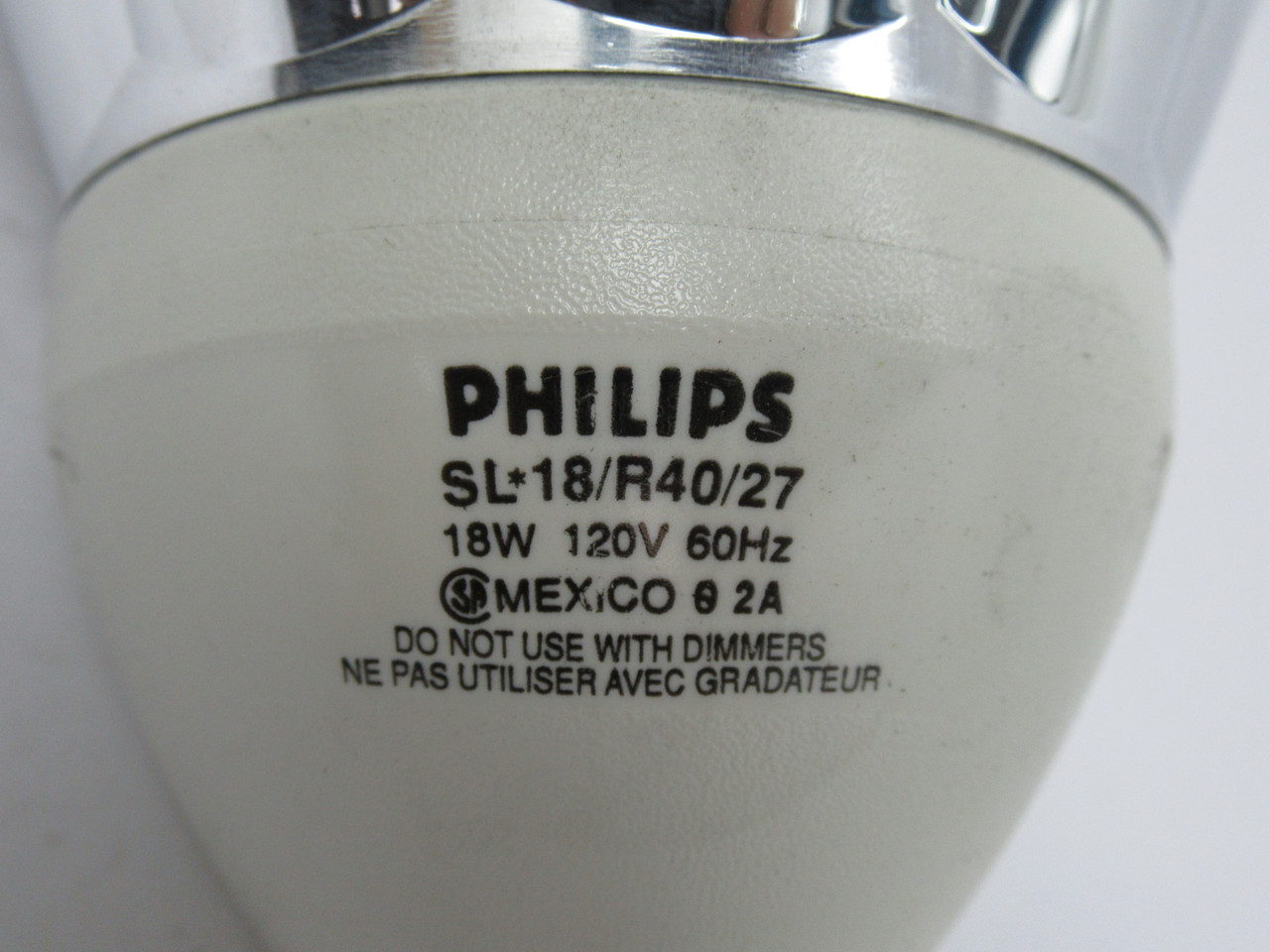 Philips SL*18/R40/27 Reflector Bulb 120V 18W 60HZ OPEN BOX NEW