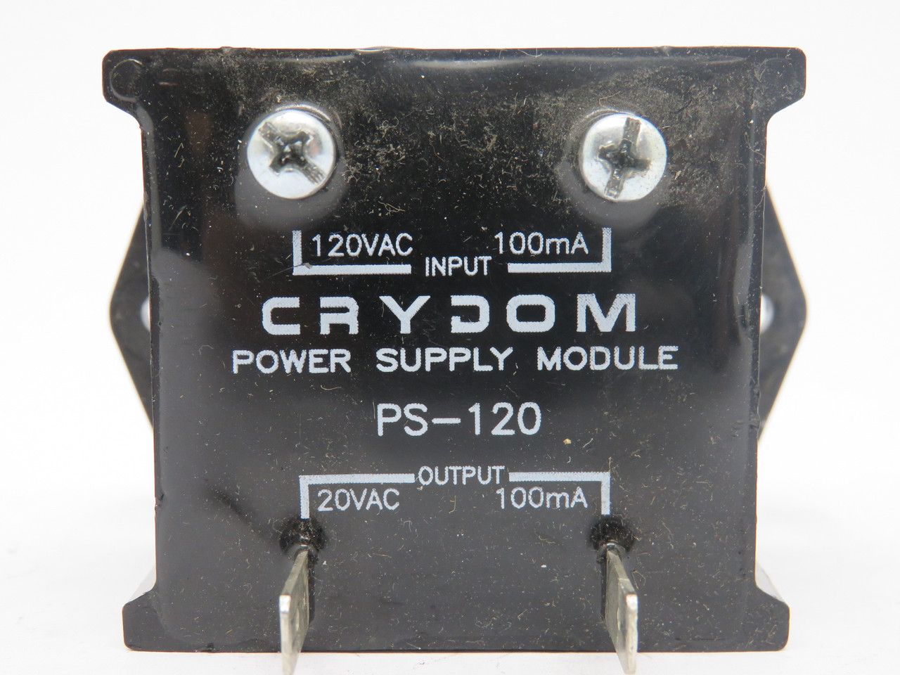 Crydom PS-120 Power Supply Module 120VAC 100mA Input 20VAC 100mA Output USED