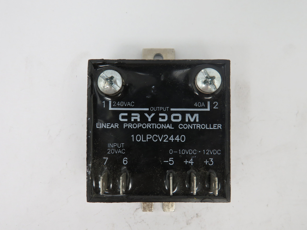 Crydom 10LPCV2440 Solid State Relay 20VAC 0-10VDC Input 240VAC 40A Output USED