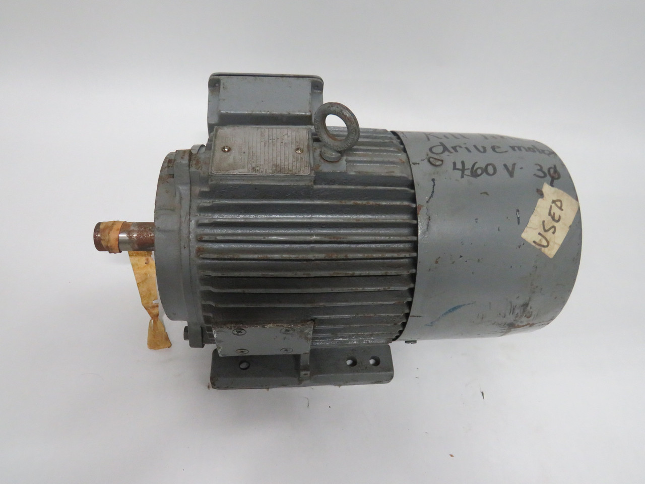 Hansen 5HP 1730RPM 230/460V HLF184T TEFC 3Ph 13.6/6.8A 60Hz USED