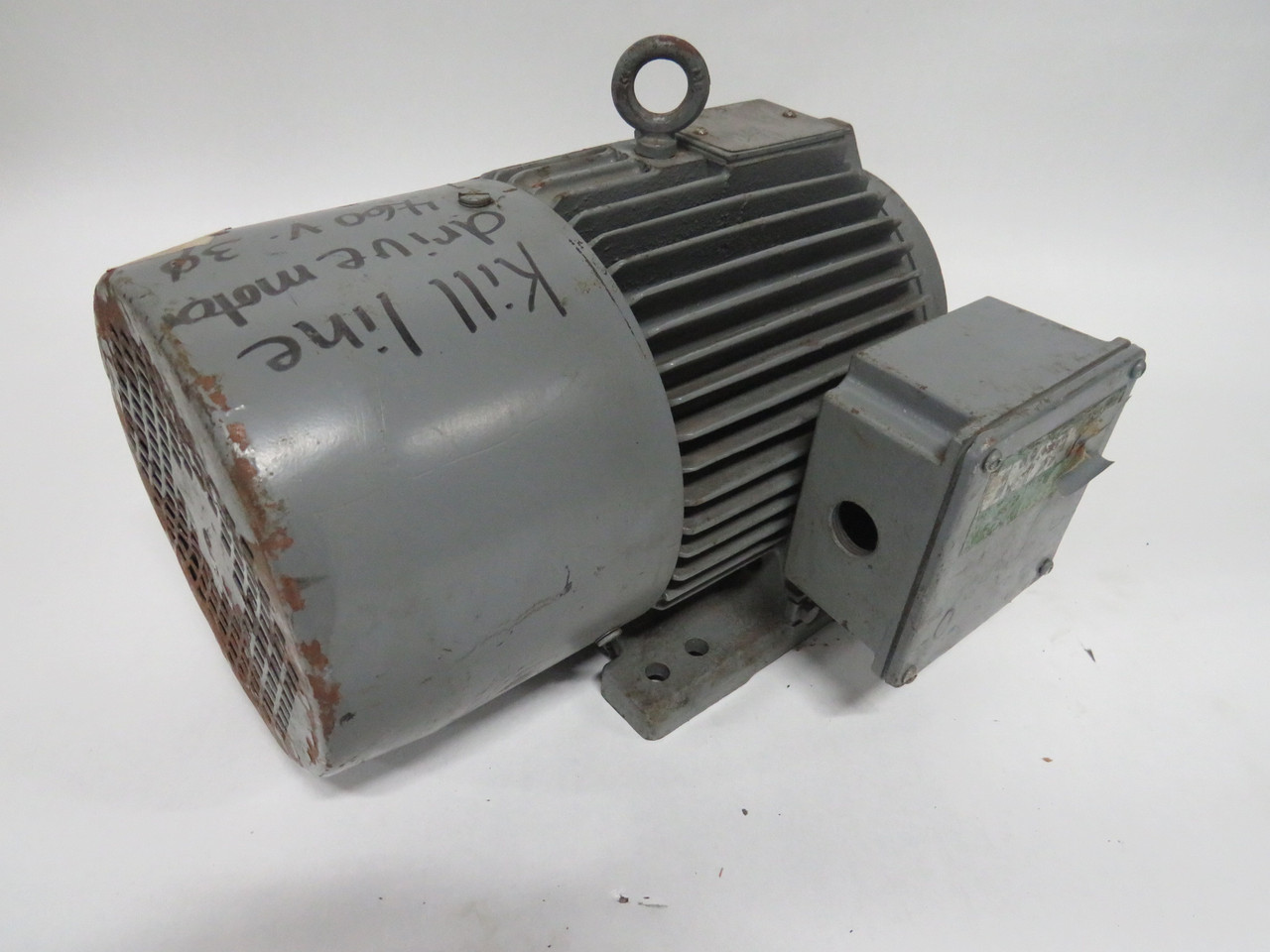 Hansen 5HP 1730RPM 230/460V HLF184T TEFC 3Ph 13.6/6.8A 60Hz USED