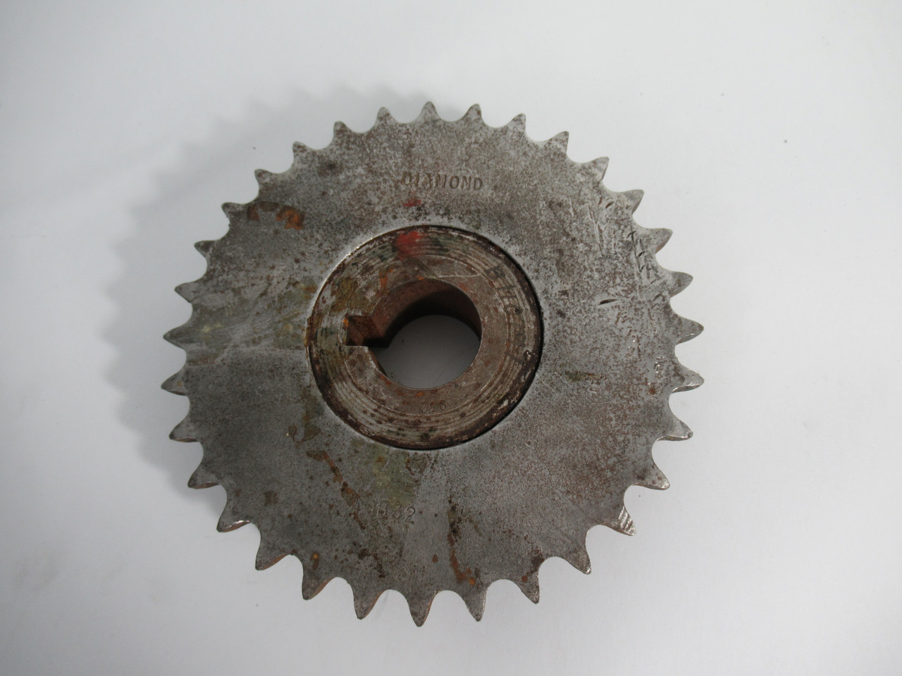 Diamond 40B32 Roller Chain Sprocket 1-1/8"ID 35T 40Chain *Significant Rust* USED