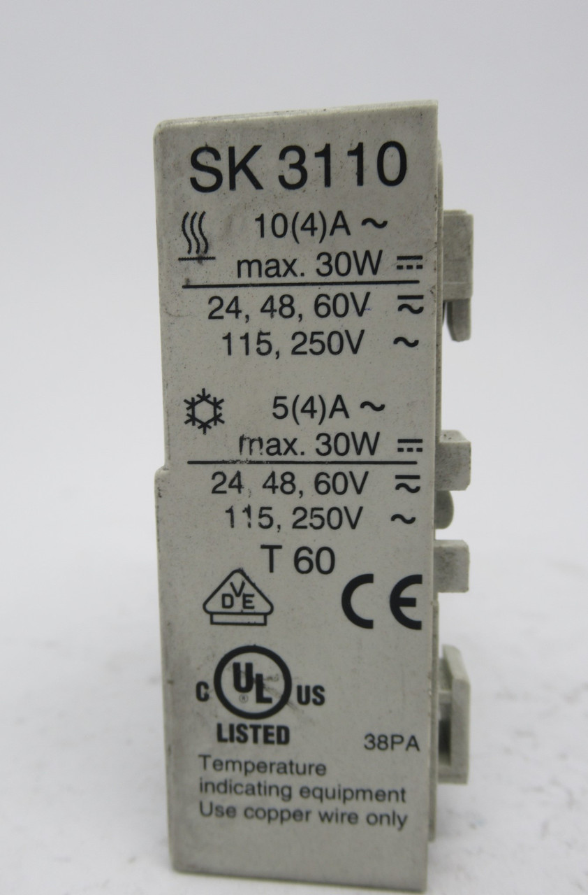 Rittal SK3110 Internal Enclosure Thermostat 24,48,60VAC/DC 115,250V USED
