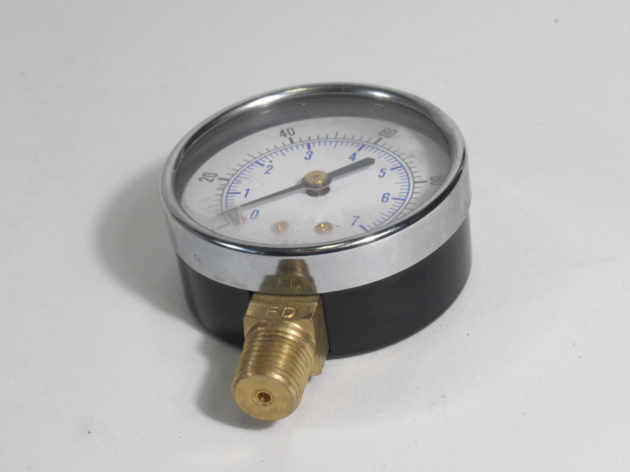 Generic Pressure Gauge 2" Dial 0-100 Psi 1/8" NPT Bottom Port USED