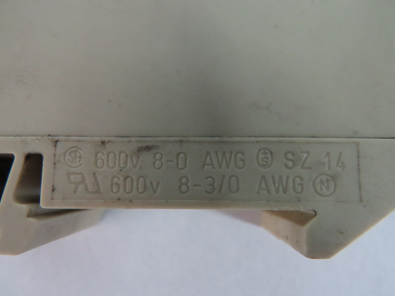 Siemens 8WA1-206 Beige Terminal Block 70mm2 2-0AWG Lot Of 10 USED