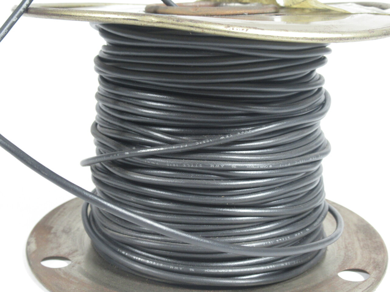 Cabletech 112602SH90 Wire 16AWG 105C 26STR 600V Max BLACK "Cut" *SHELF WEAR* NEW