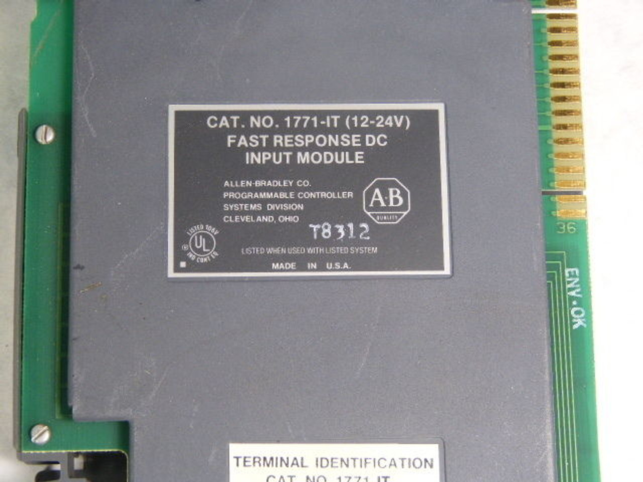 Allen-Bradley 1771-IT Fast Response Input Module 12-24V USED