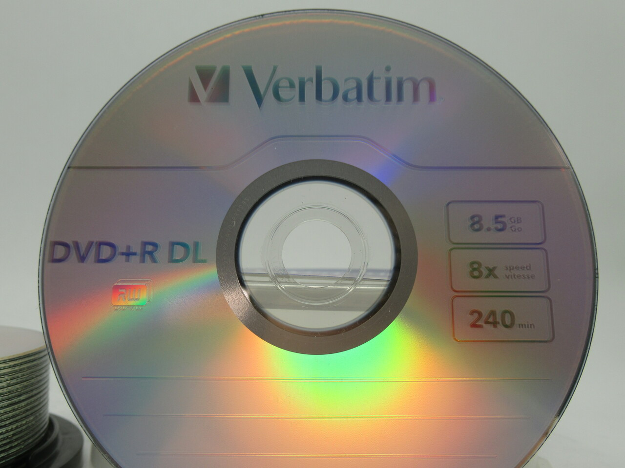 Verbatim 96542 DVD+R DL 8.5GB 8xSpeed 240mins Lot Of 20 NOP