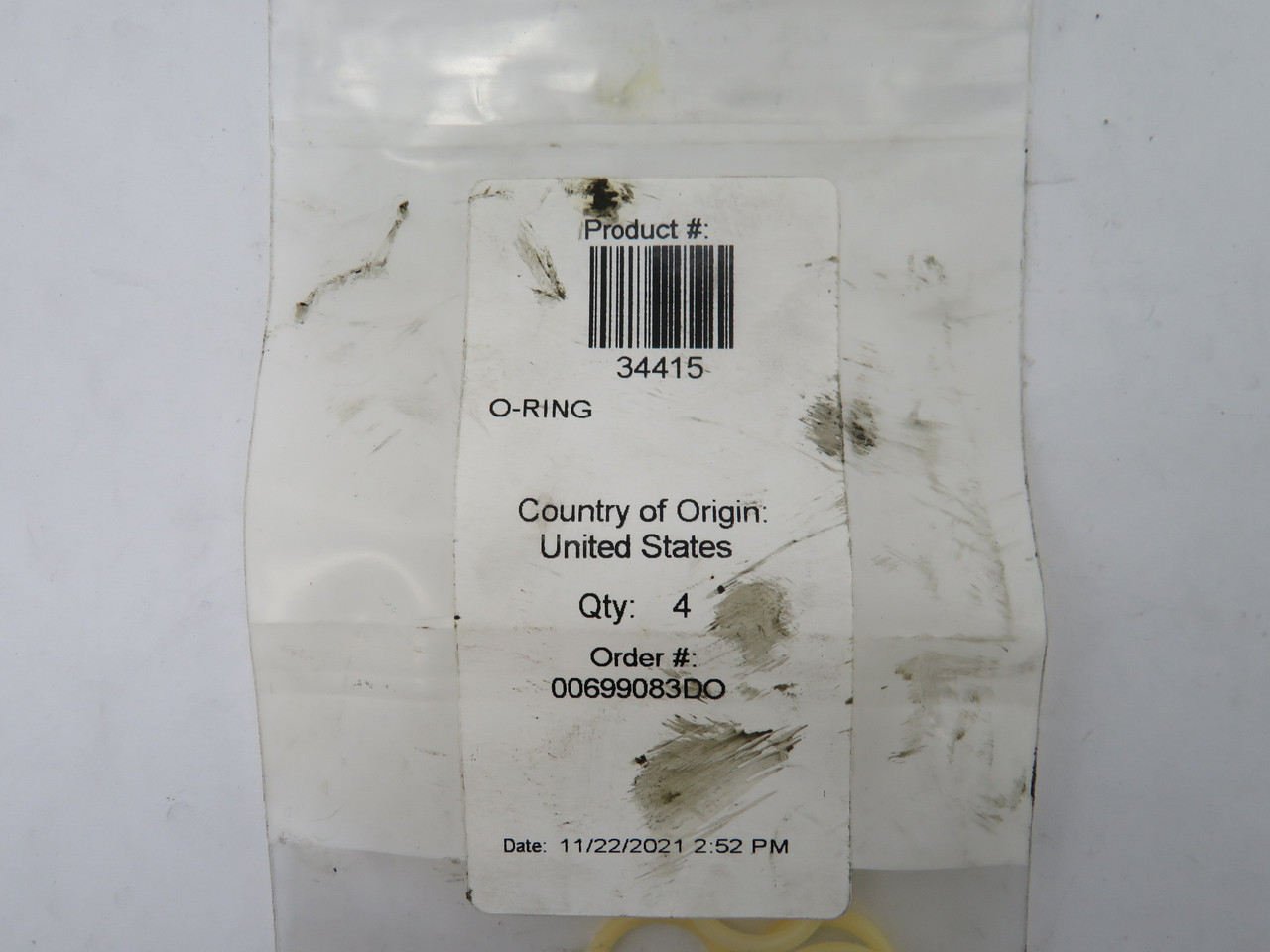 Lincoln Industrial 34415 O-Ring In Check For Pile Driver Pumps Pack of 4 NWB