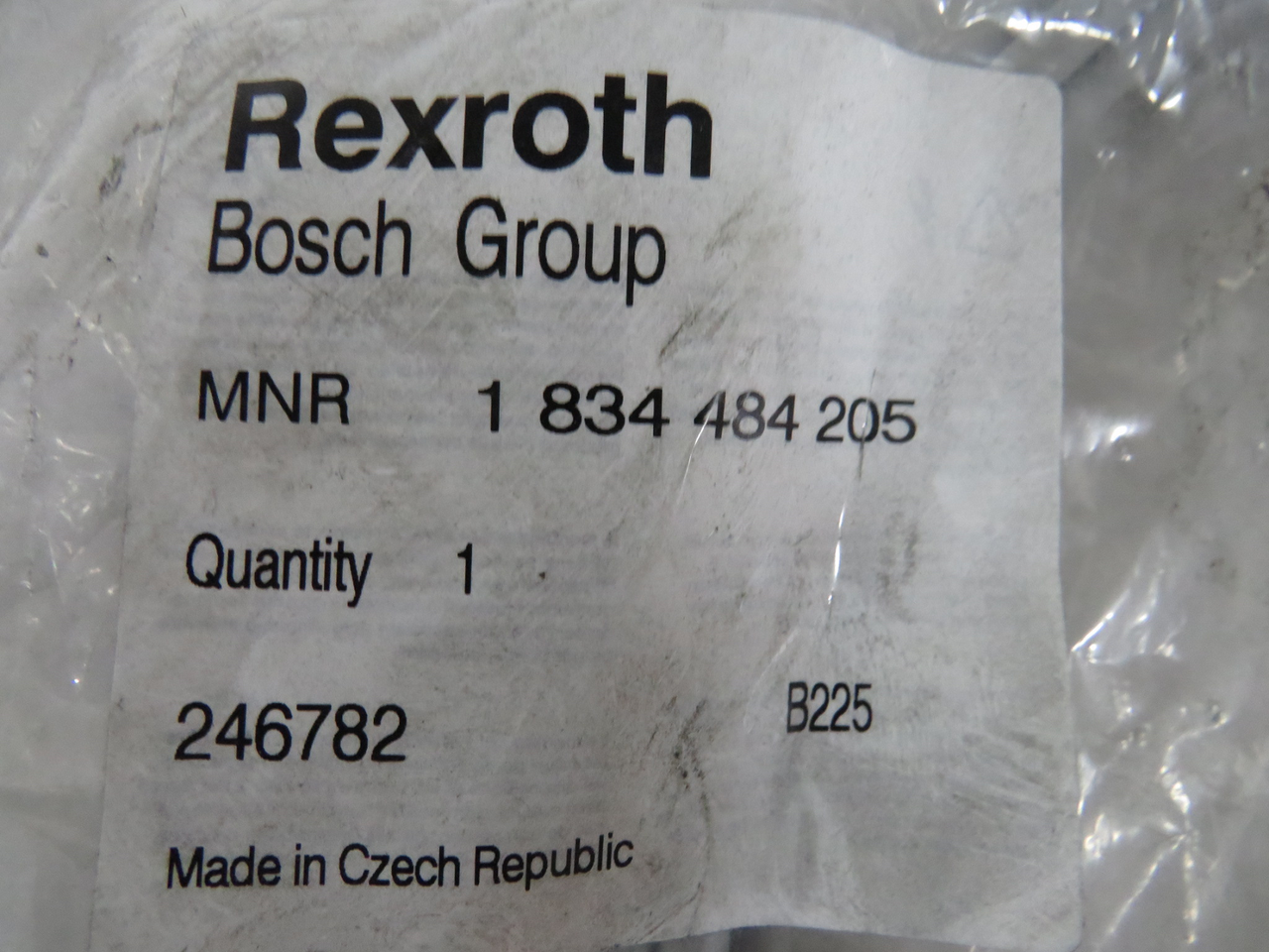 Rexroth 1-834-484-205 Line Socket With Cable NWB