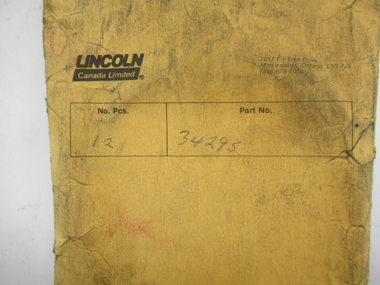 Lincoln 34295 O-Ring Packing Seal For Pile Driver Pump Lot of 3 NWB