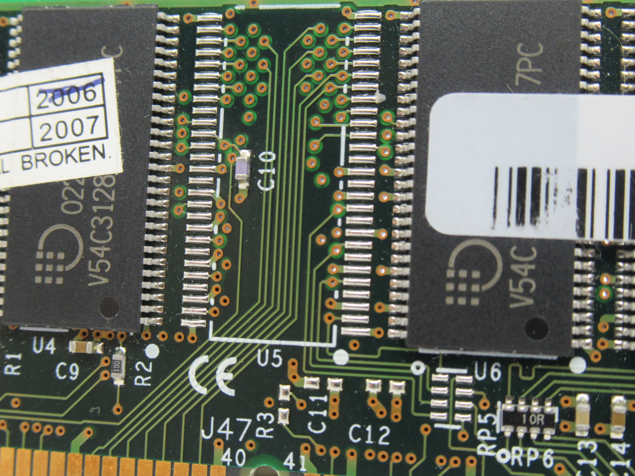 Mosel Vitelic V436532S04VATG-75PC SDRam Memory Module 256MB 133MHz USED
