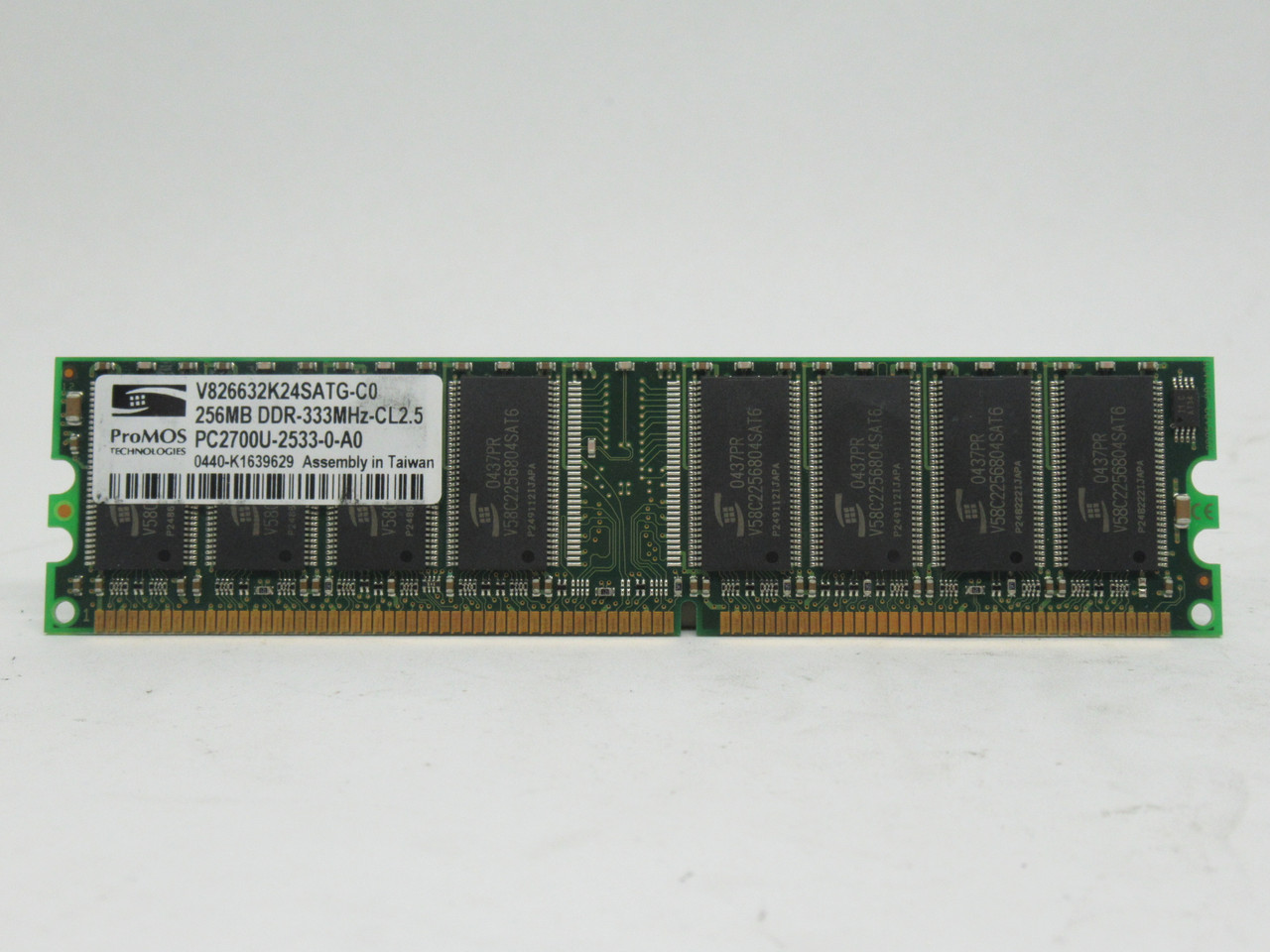 ProMOS V826632K24SATG-C0 SDRam Memory Module 256MB 333MHz USED