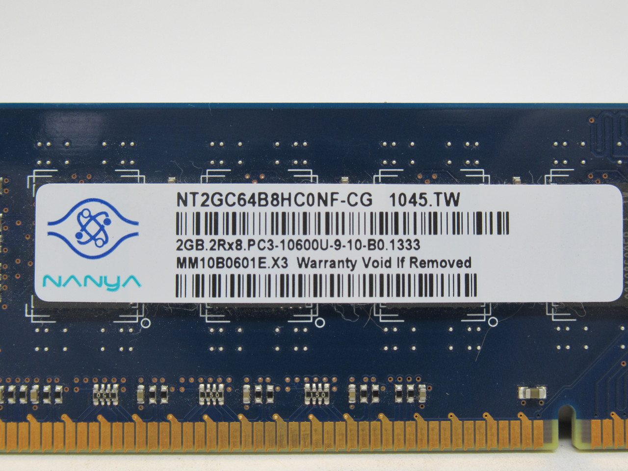 Nanya NT2GC64B8HC0NF-CG SDRam Memory Module 2GB 333MHz USED
