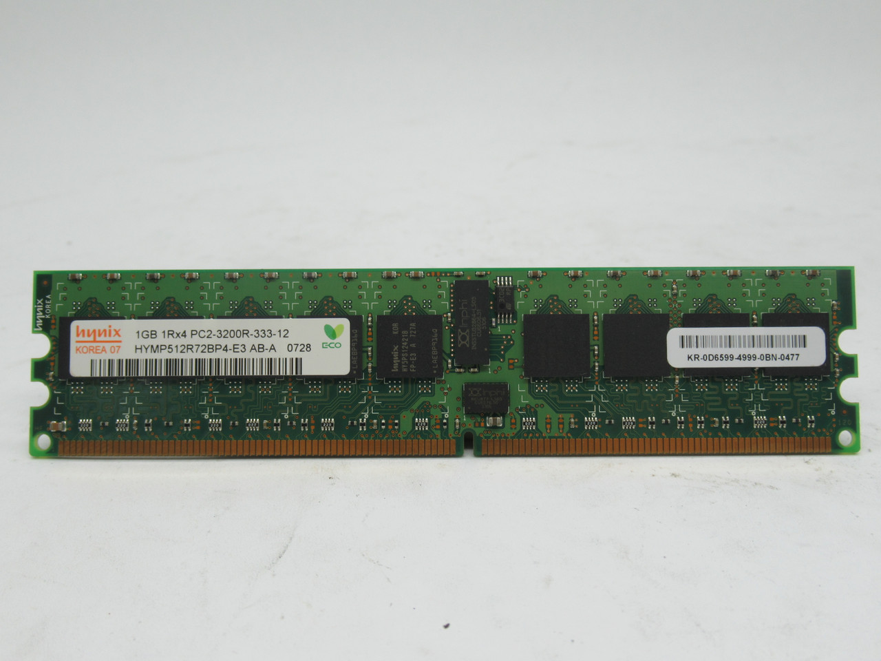 Hynix HYMP512R72BP4-E3-AB-A SDRam Memory Module 1GB 400MHz USED