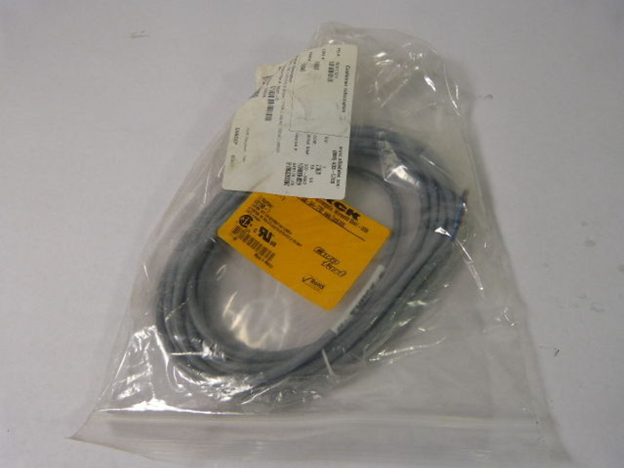 Turck RK4T-5 Cable Cordset 3wire 250V 4A 5m NWB