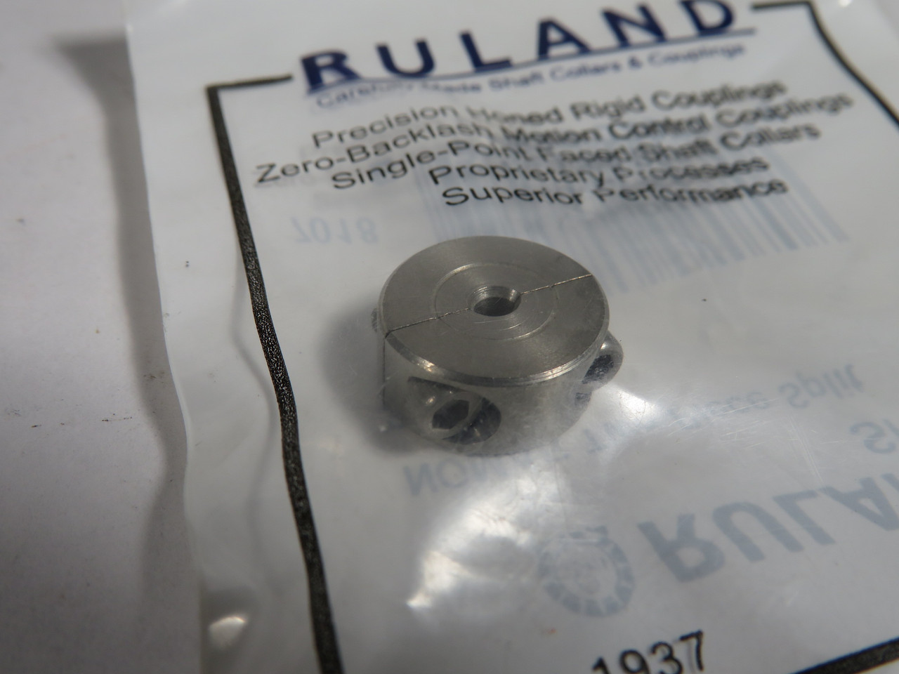 Ruland SP-2-SS Two-Piece Clamping Shaft Collar 1/8" ID 5/8" OD 0.281" W NWB