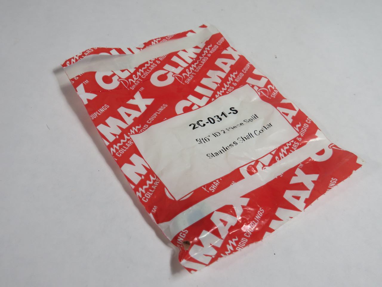 Climax 2C-031-S Two-Piece Clamping Shaft Collar 5/16" ID 11/16" OD 5/16" W NWB