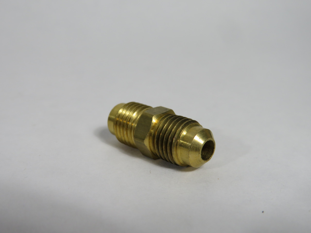 Generic Brass Union Fitting 45 Deg Flare 1/4 Tube Lot of 10 USED