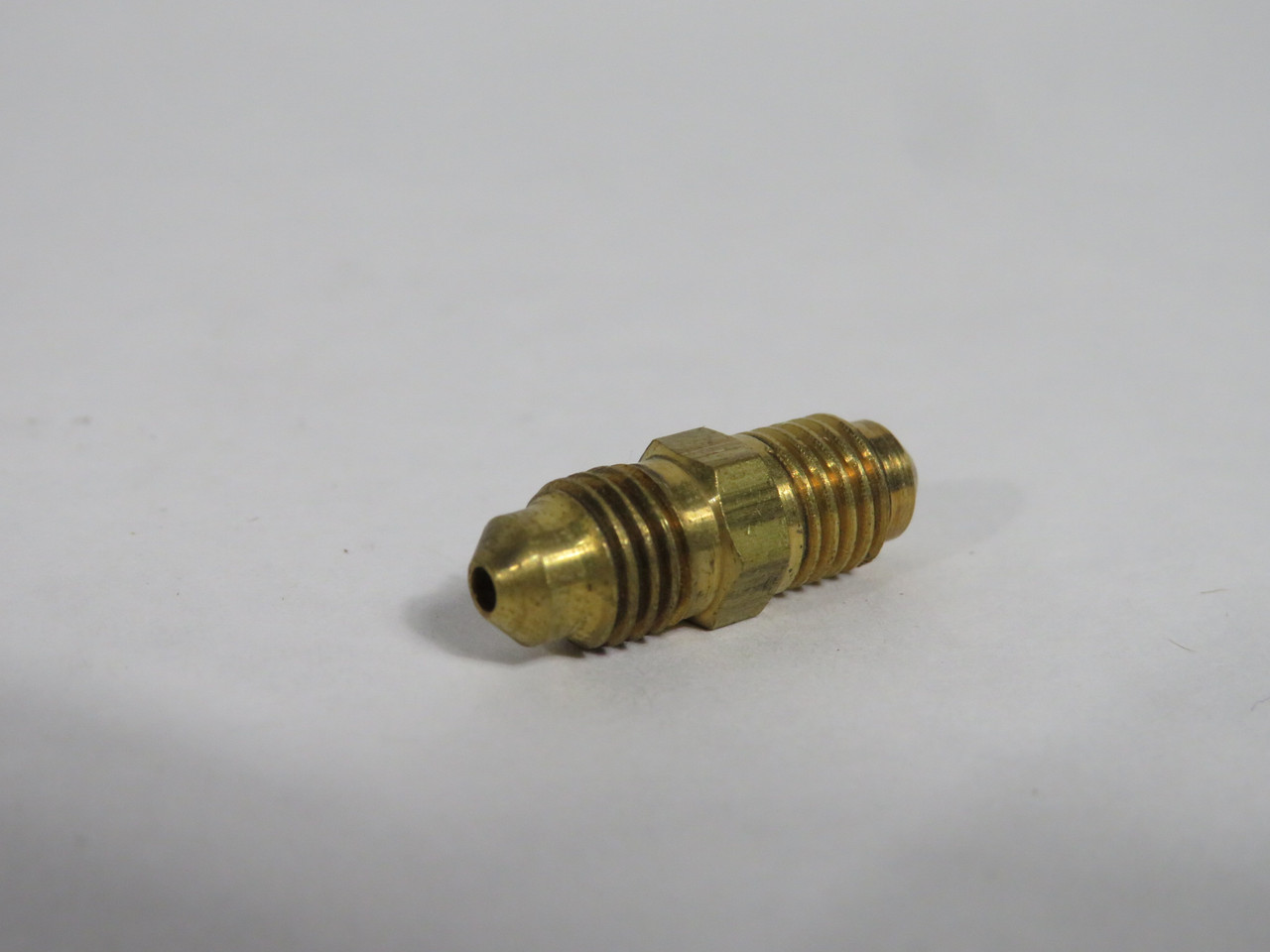 Generic Brass Union Fitting 45 Deg Flare 1/8" Tube Lot of 10 SHELF WEAR NOP