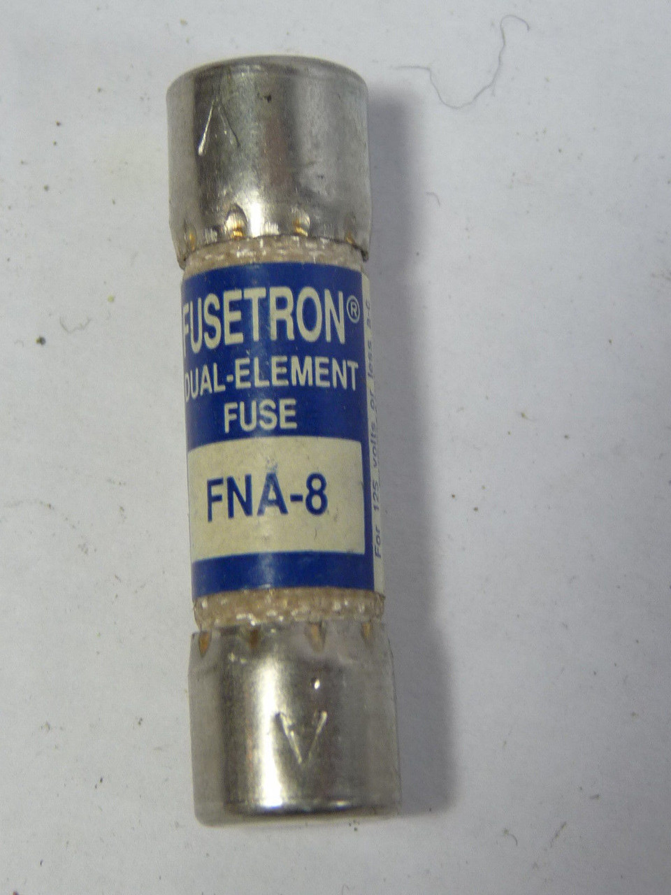 Fusetron FNA-8 Dual Element Fuse 8A 125V USED