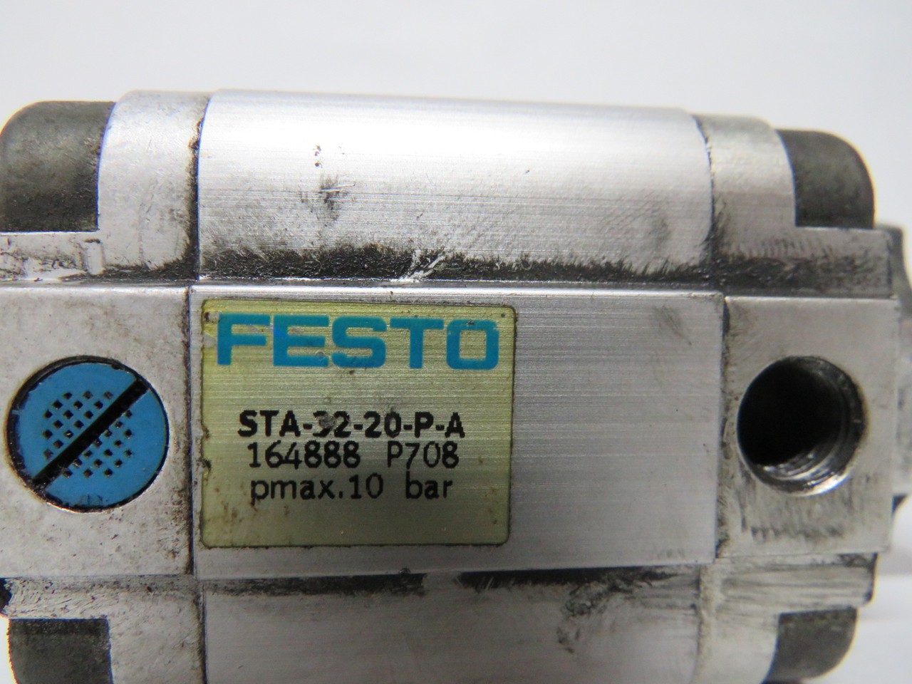 Festo 164888 STA-32-20-P-A Pneumatic Stopper Cylinder 32mm Bore 20mm Stroke USED
