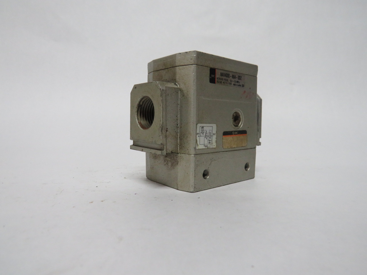 SMC NAV4000-N04-3DZ Soft Start Valve 110-120V 0.2~1.0MPa NO COIL/CONNECTOR USED