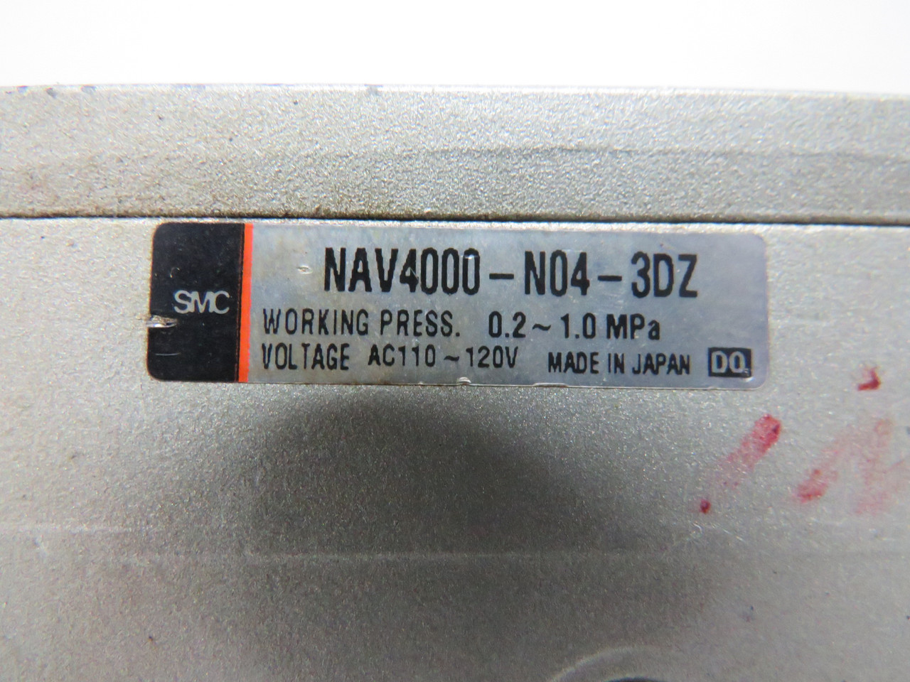 SMC NAV4000-N04-3DZ Soft Start Valve 110-120V 0.2~1.0MPa NO COIL/CONNECTOR USED