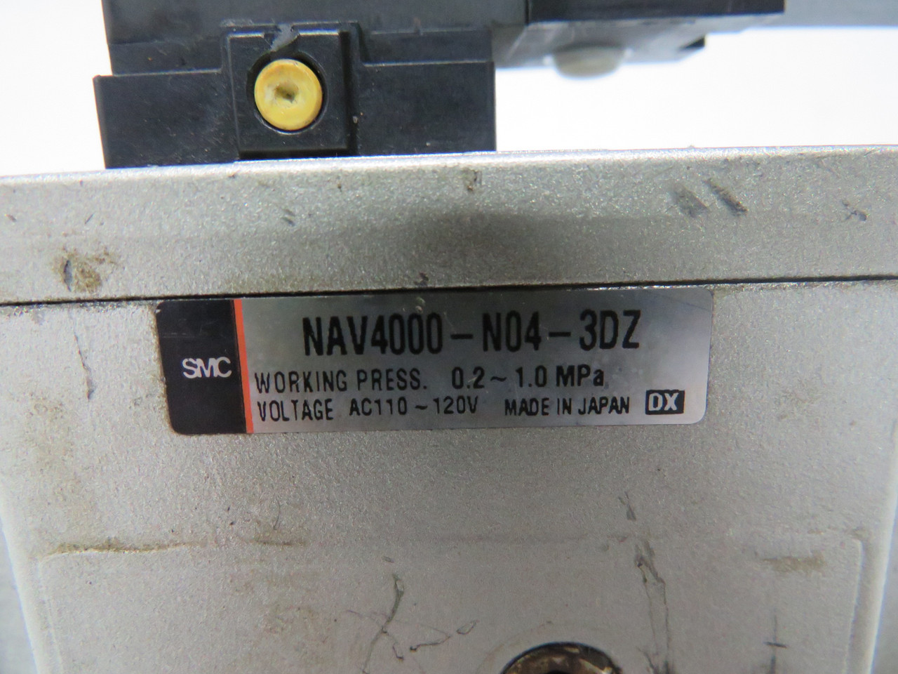 SMC NAV4000-N04-3DZ Soft Start Valve 110-120V 0.2~1.0MPa USED