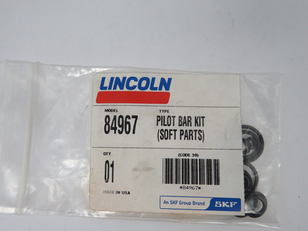 Lincoln 84967 Pilot Bar Soft Parts Repair Kit For Air Motor NWB