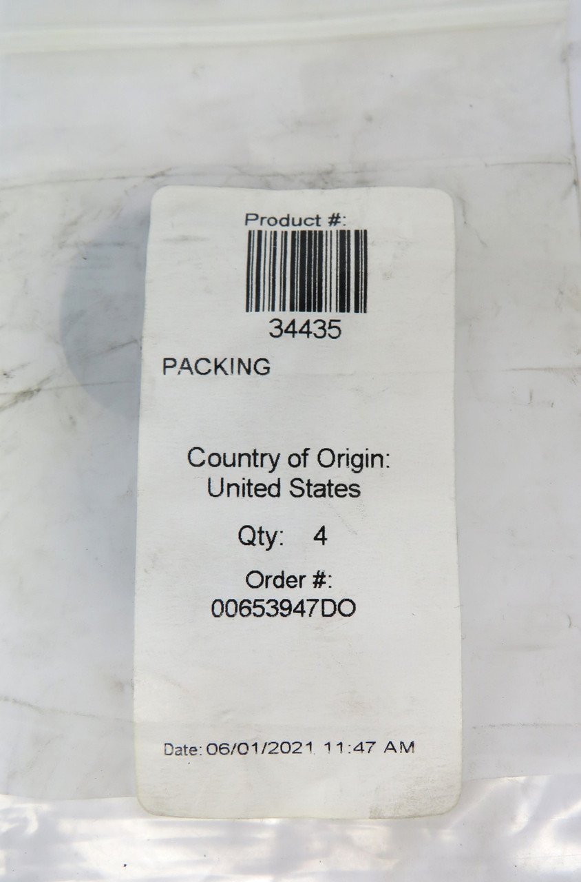 Lincoln 34435 Packing 38mm OD 28.5mm ID Lot of 3 NWB