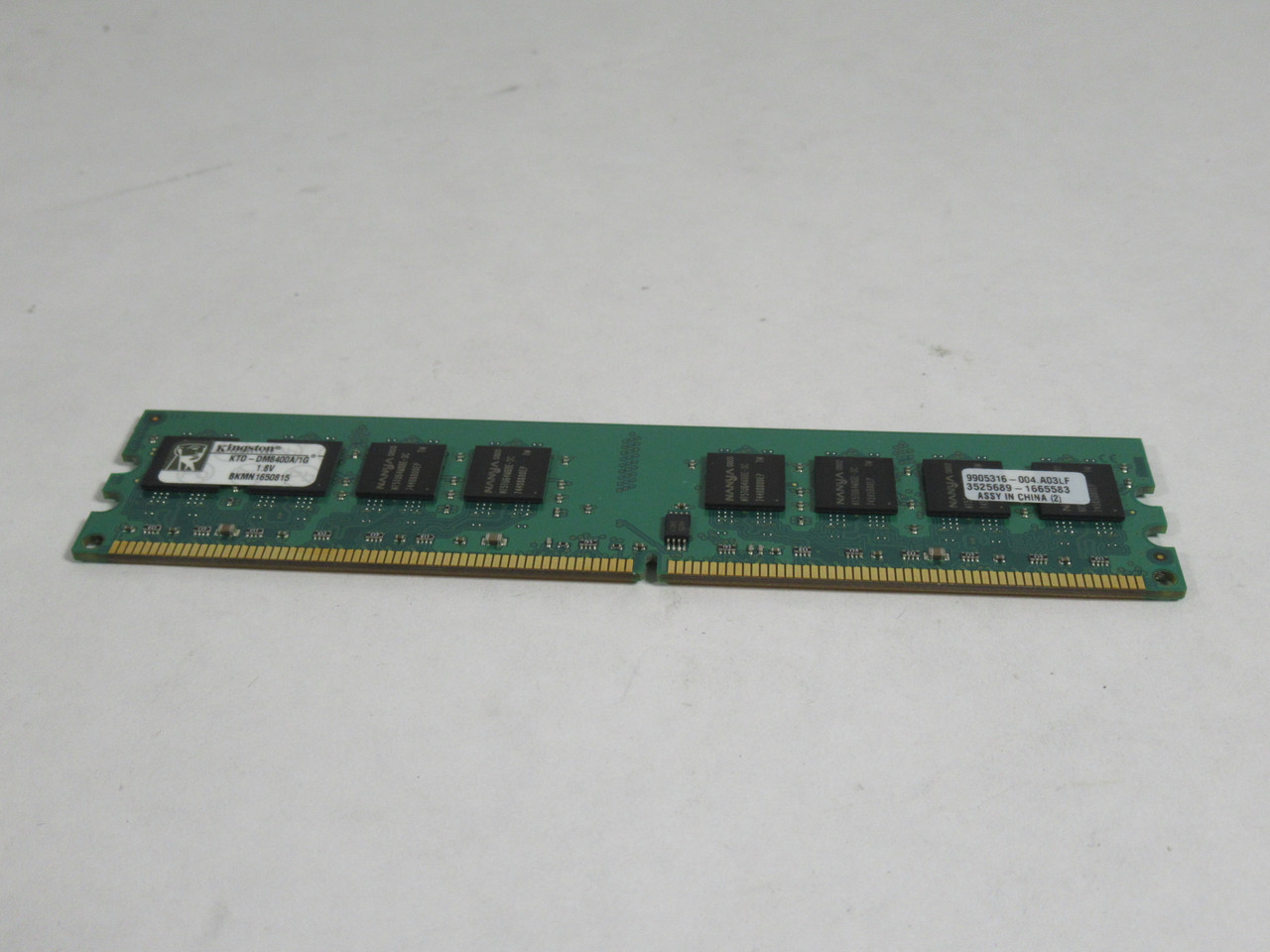 Kingston Tech KTD-DM8400A/1G SDRam Memory Module 1GB 533MHz USED