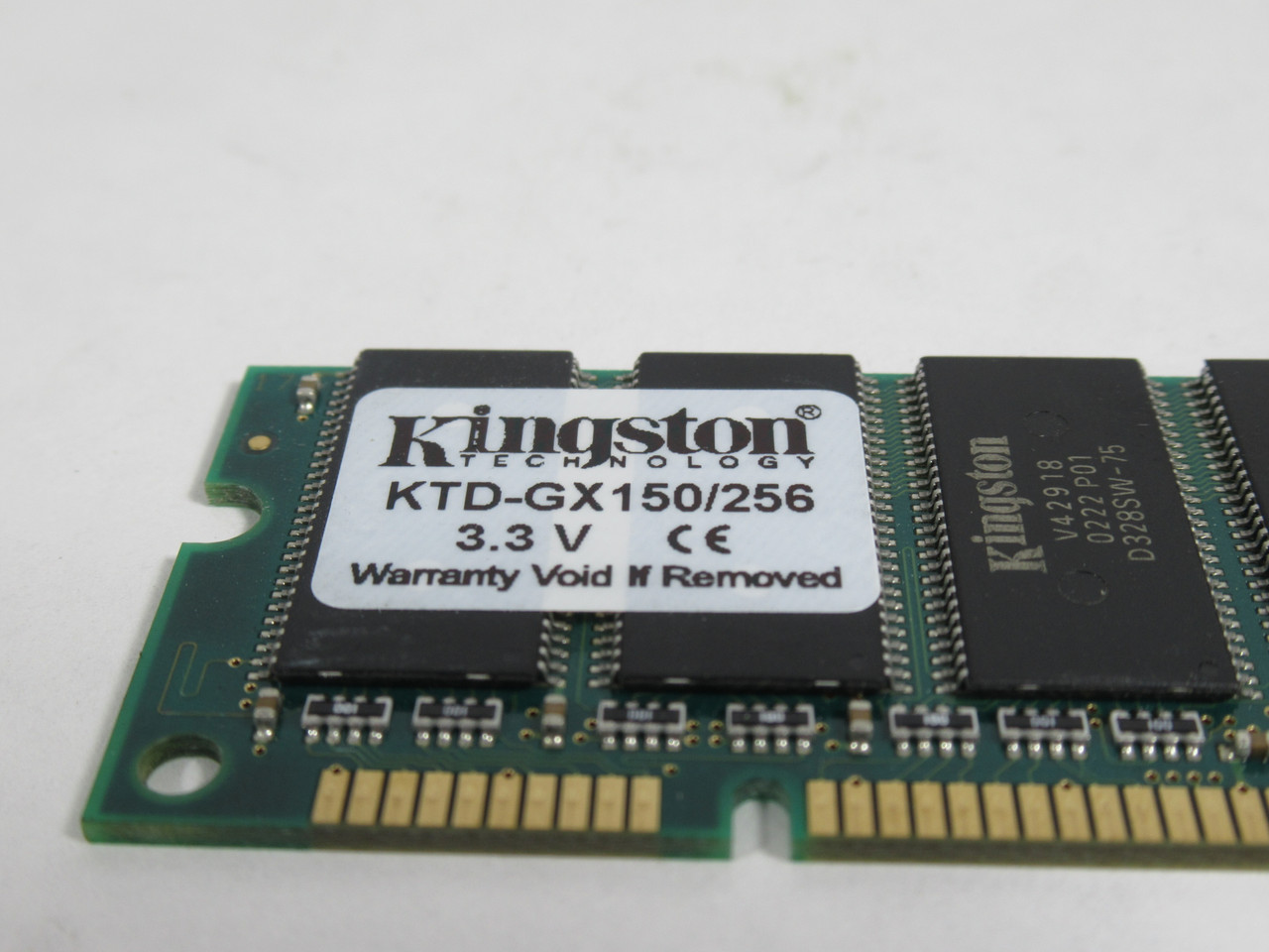 Kingston Tech KTD-GX150/256 SDRam Memory Module 256MB 133MHz USED