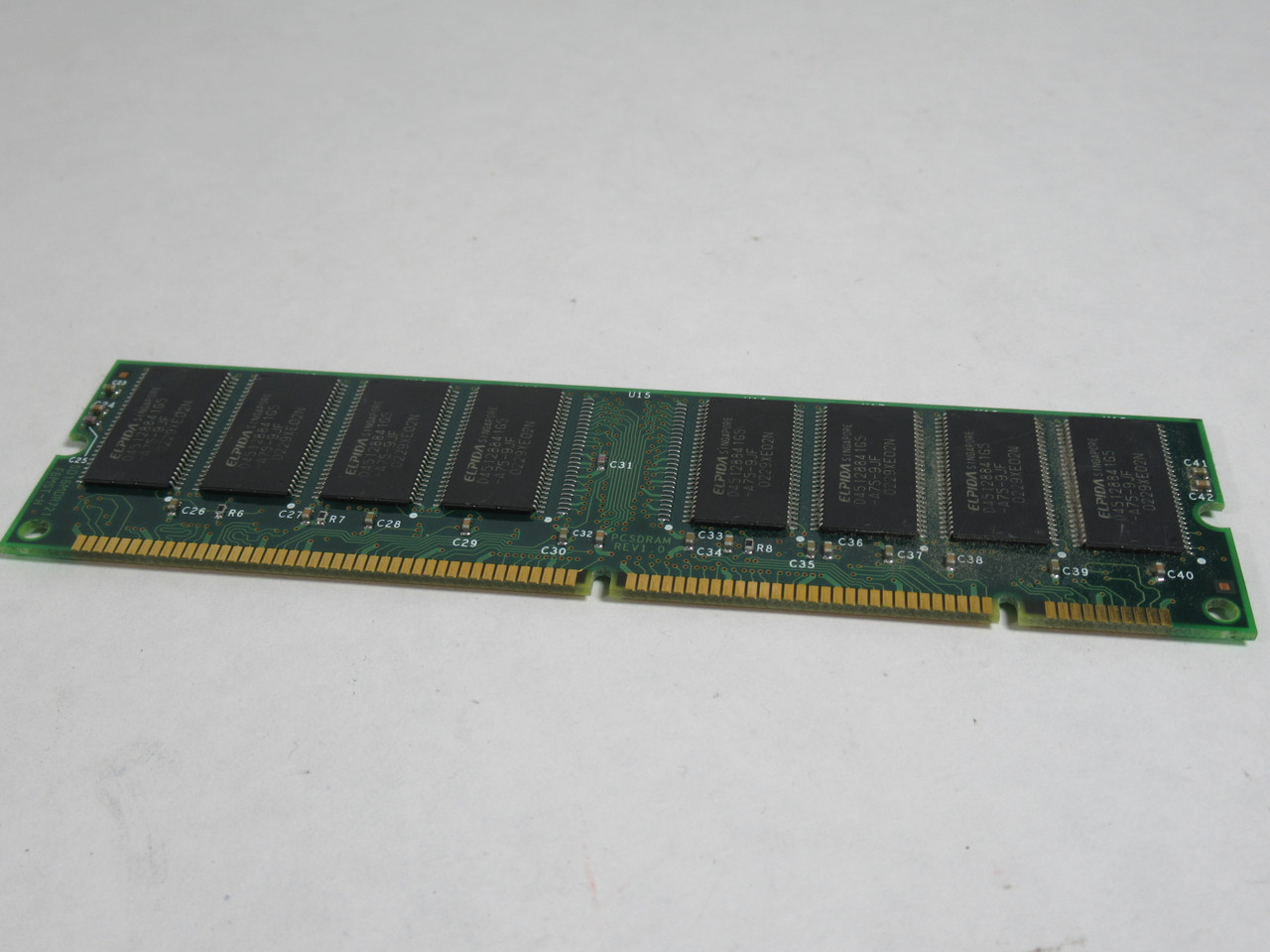 Elpida MC-4532CD647XFA-A75 SDRam Memory Module 256MB 133MHz USED