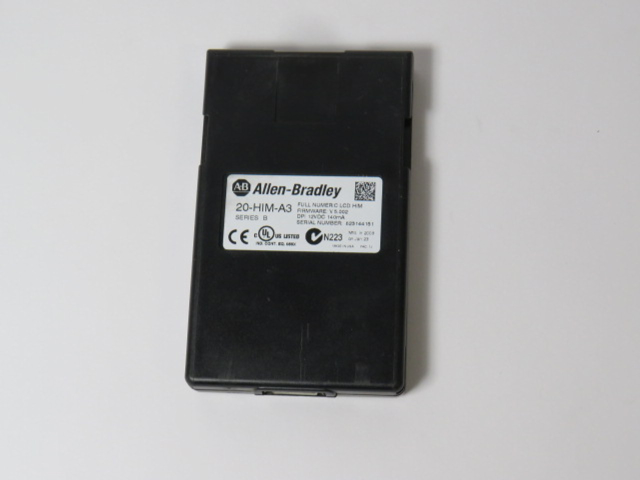 Allen-Bradley 20-HIM-A3 Full Numeric LCD Keypad Series B Firmware V5.002 USED