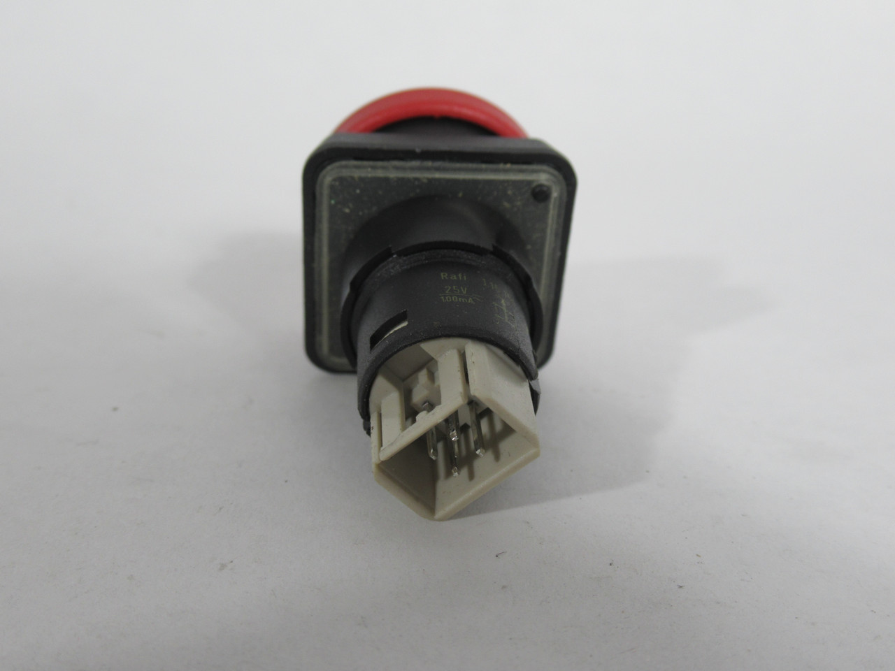 Rafi 1.15-154.006/0301 Push/Pull E-Stop Switch 4-Pin 25VDC 100mA USED