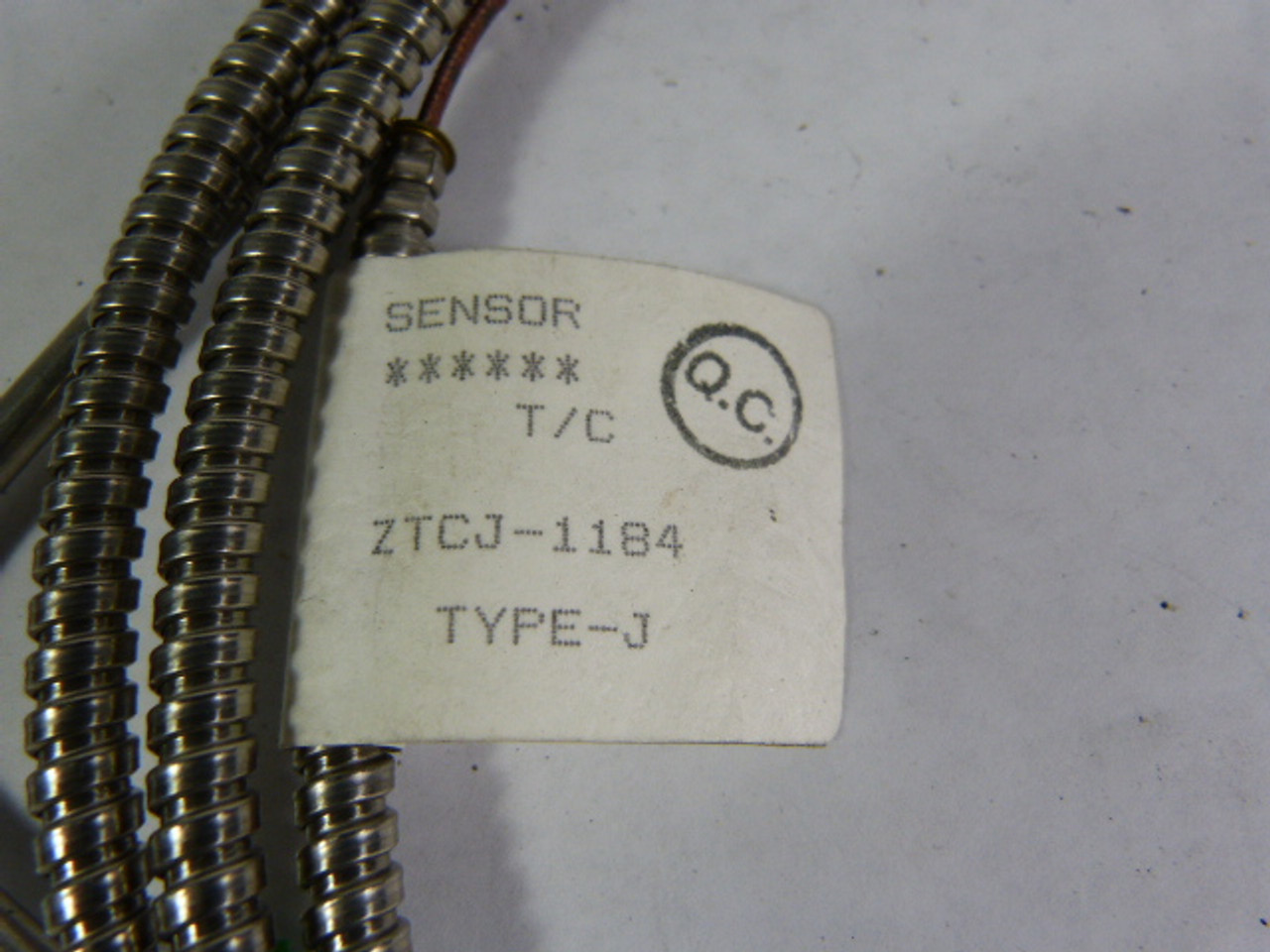 Zesta Engineering ZTCJ-1184 Thermocouple Type J NOP