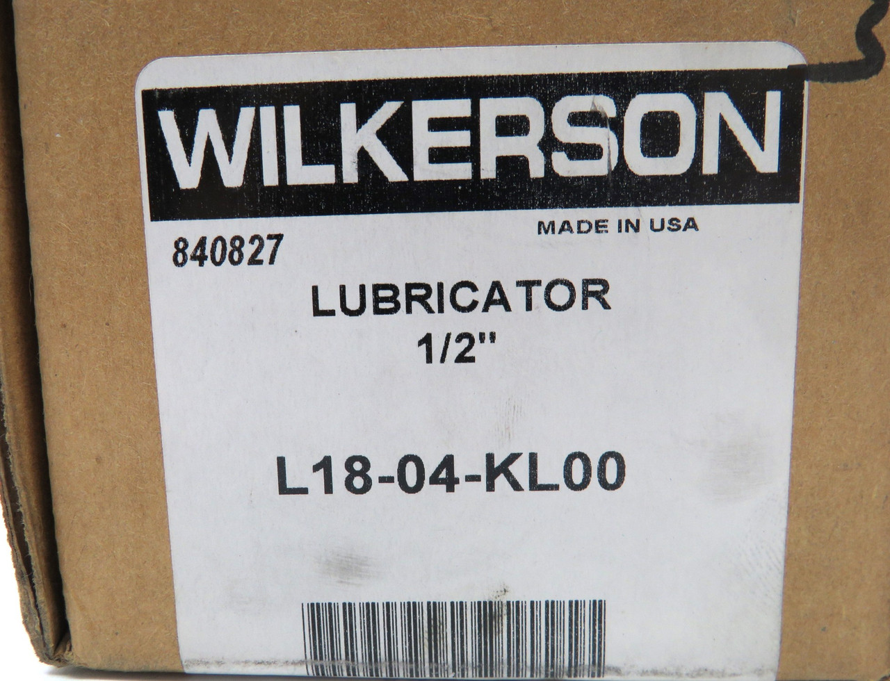 Wilkerson L18-04-KL00 Lubricator 1/2" NPT 250 PSI NEW