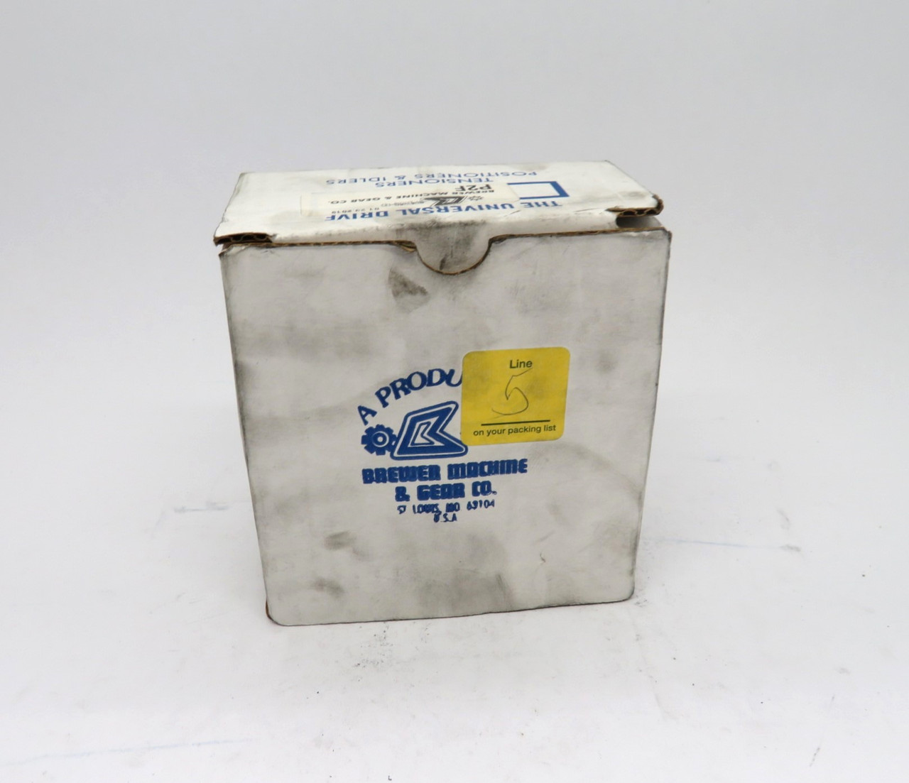 Brewer Machine & Gear P2F Belt Idler Pulley 1" Bore 1 Groove 4-1/2" OD NEW
