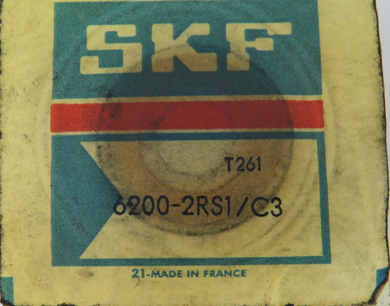 SKF 6200-2RS1/C3 Single Row Ball Bearing 10mm Bore 30mm OD 9mm OW NEW