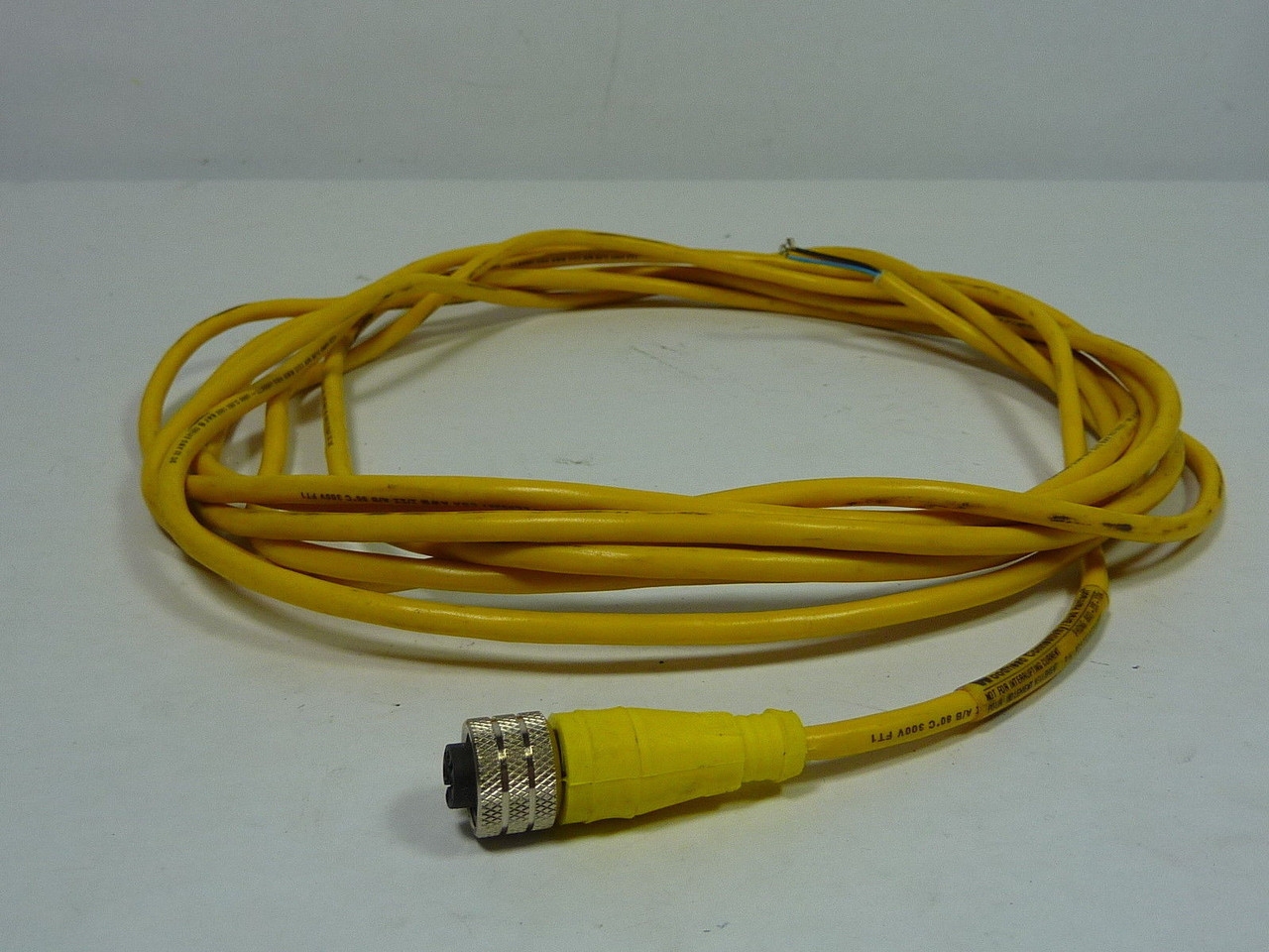 Woodhead 803000A09M060 Extension Cable 6m 3P #22AWG *Cut* USED