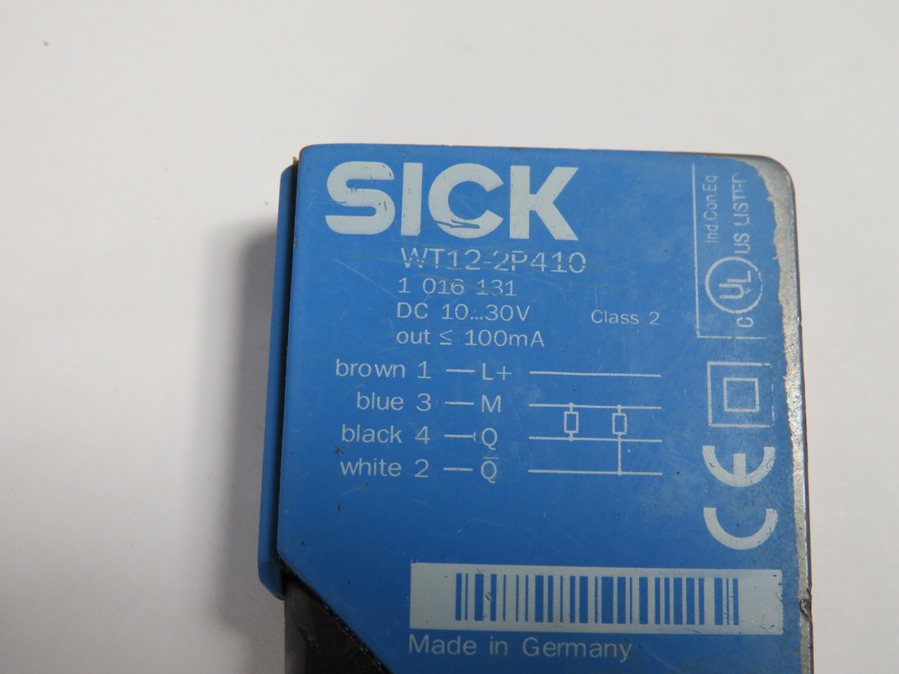 Sick WT12-2P410 1016131 Photoelectric Switch 10-30VDC 100mA SHELF WEAR USED