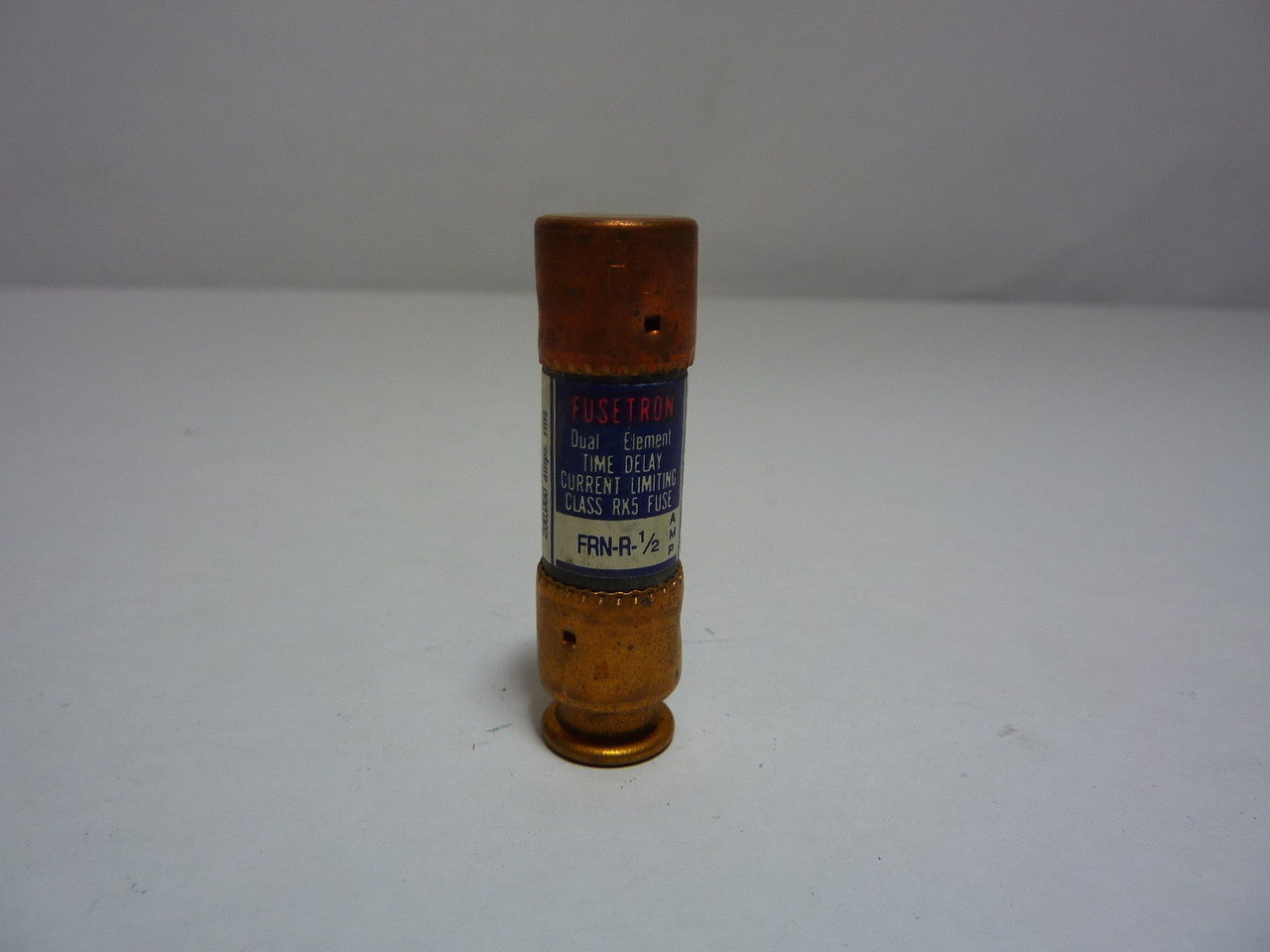 Fusetron FRN-R-1/2 Dual Element Time Delay Fuse 1/2A 250V USED