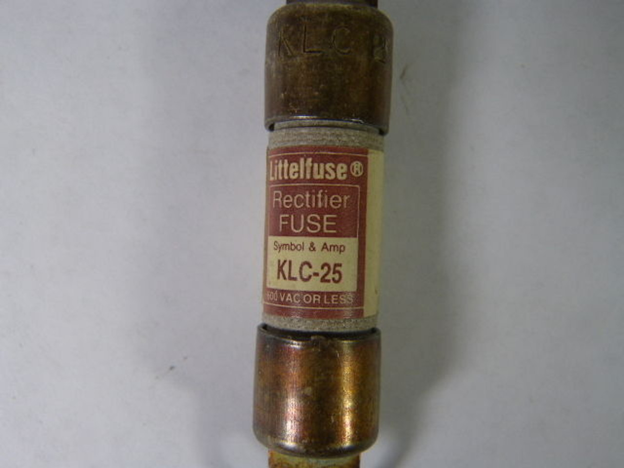Littelfuse KLC-25 Rectifier Fuse 25A 600V USED