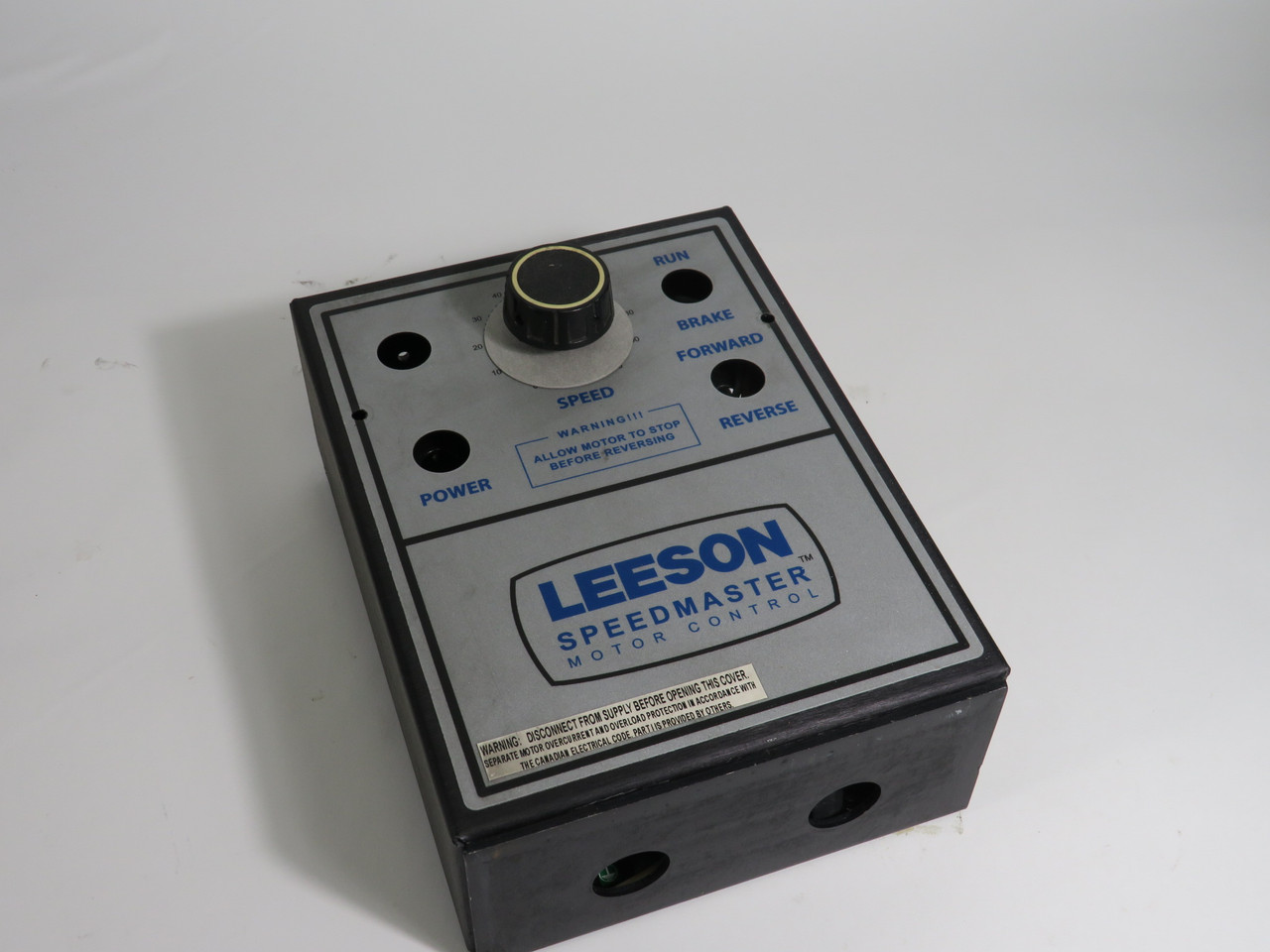 Leeson MM23202D-0163 Motor Controller 115/230V 50/60HZ 1PH *Missing Parts* AS IS