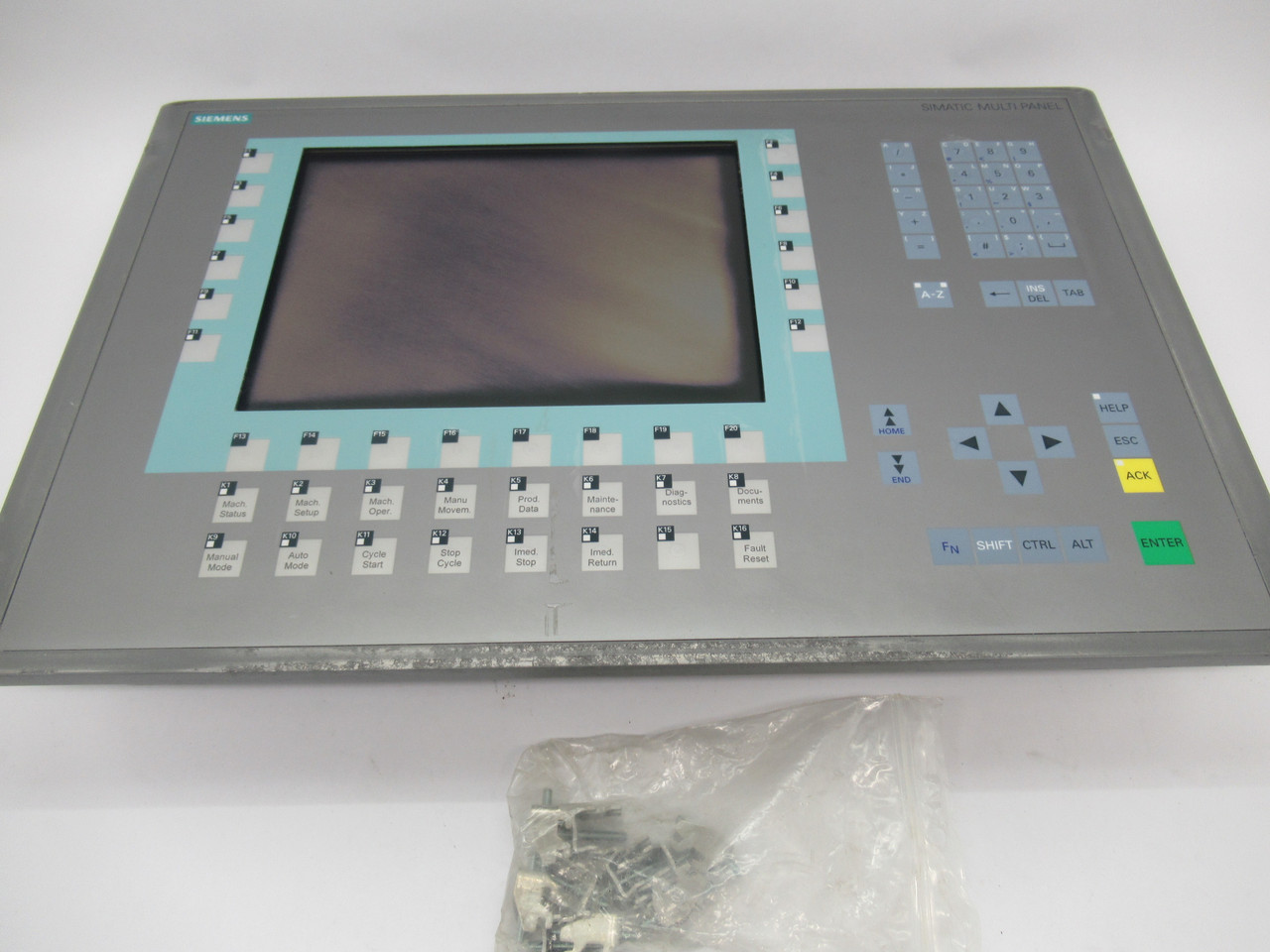Siemens 6AV6643-0DD01-1AX1 Operator Interface 10.4" Screen 24VDC 0.8A USED