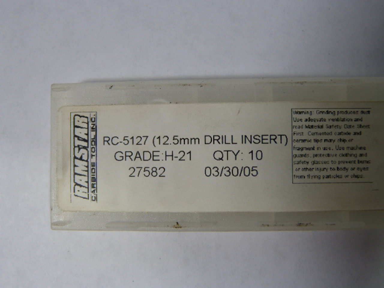 Ramstar RC5127 Drill Bit 12.5mm ! NEW NO PKG !