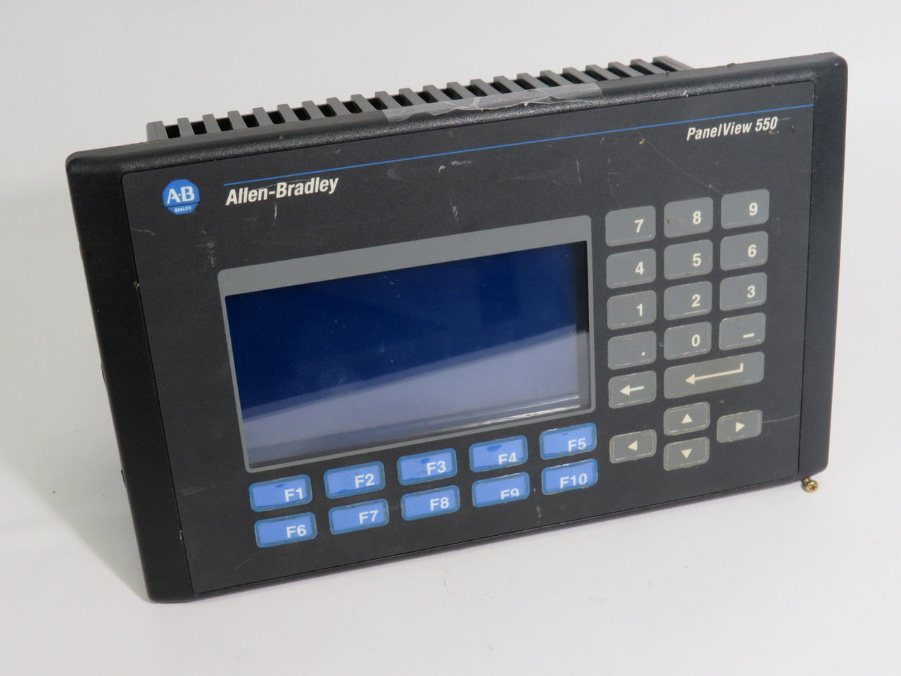 Allen-Bradley 2711-K5A5 Ser F Panelview 550 Operator Interface 100-240VAC AS IS